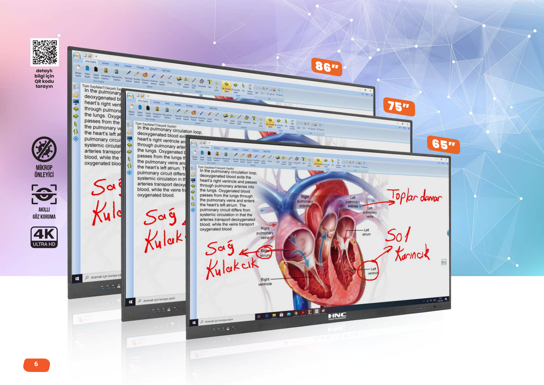 Gamme officielle d'écrans interactifs HNC